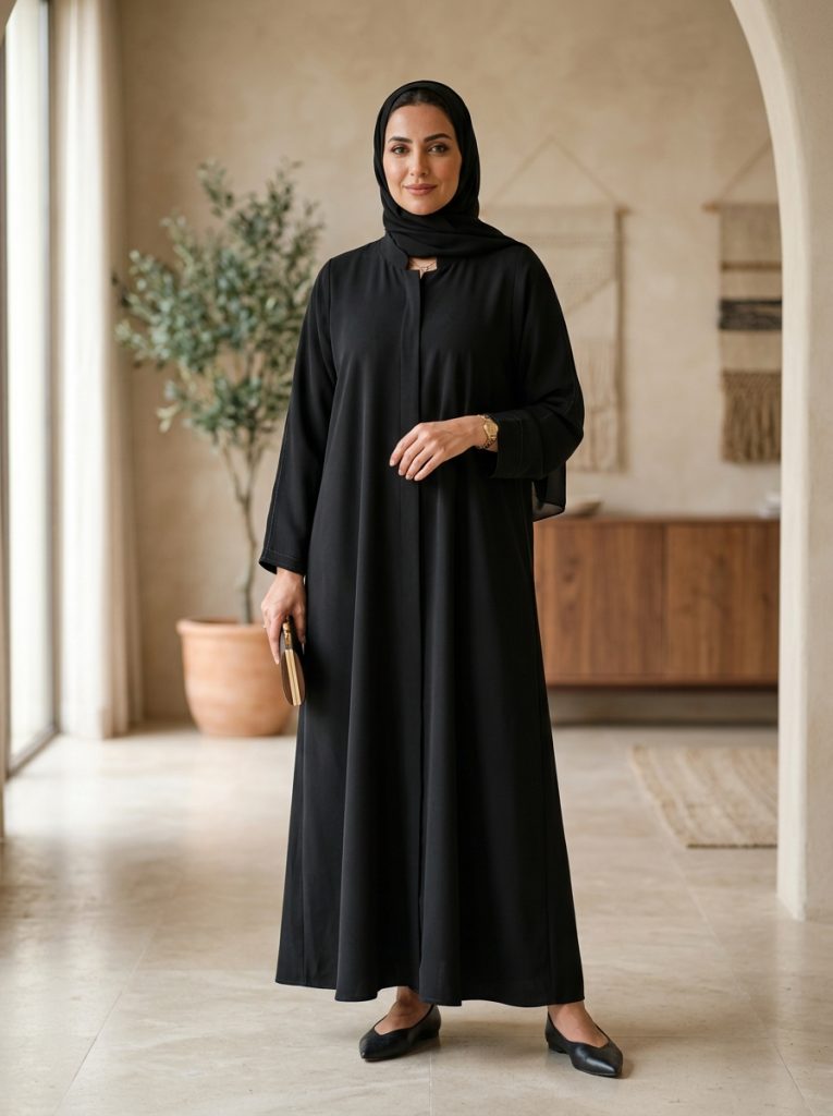 Classic Black Abaya