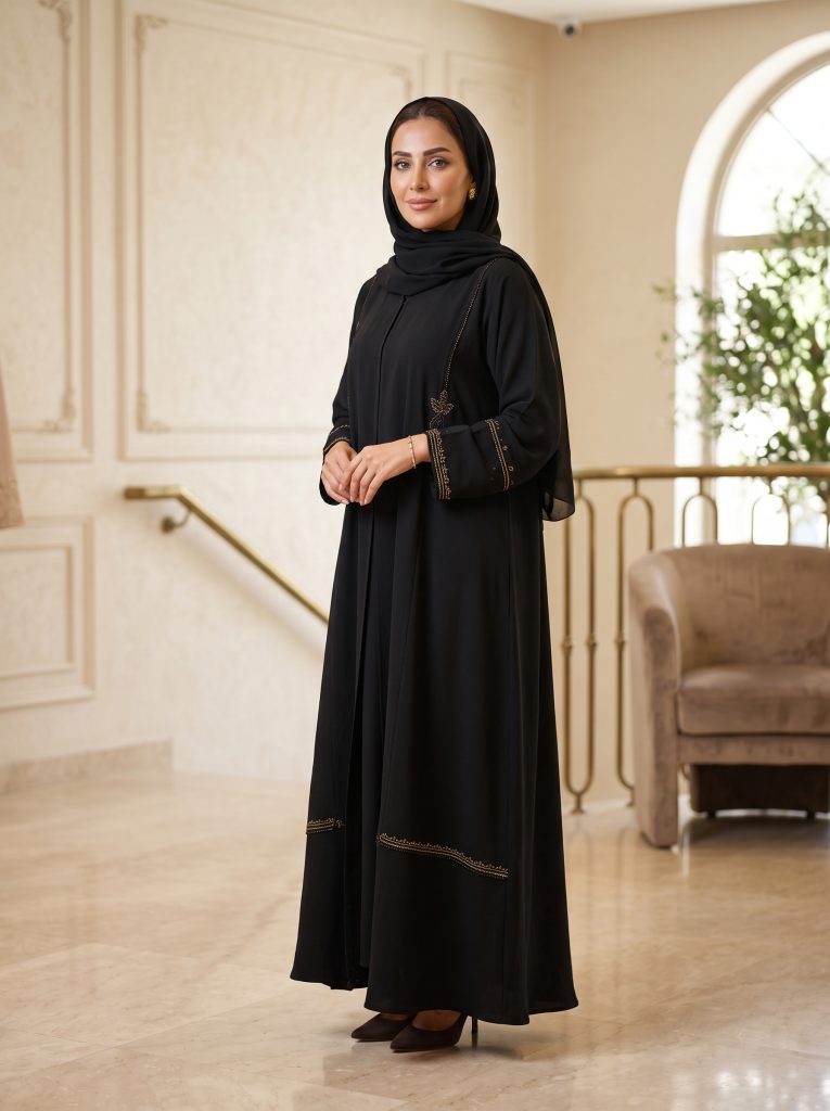 Elegant Black Abaya